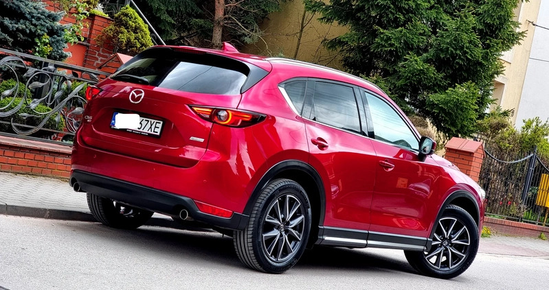 Mazda CX-5 cena 116900 przebieg: 76000, rok produkcji 2017 z Sierpc małe 781